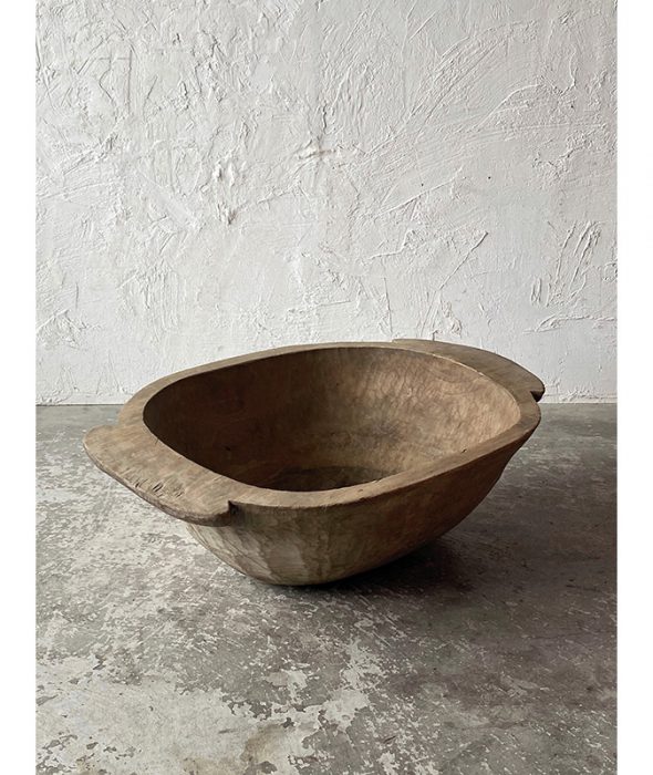 wooden bowl a
